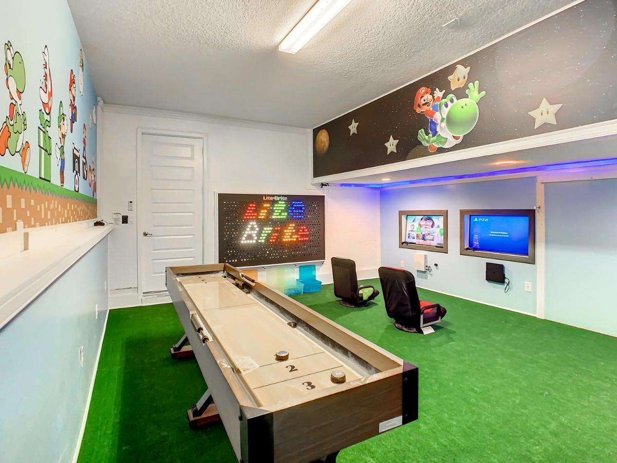 7 Bdr Family Themed Home With Mario Games Room And Free Pool Heat Орландо Экстерьер фото